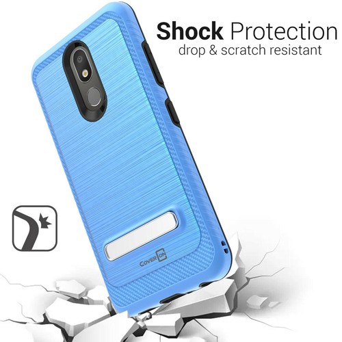 Funda rígida de metal magnético con soporte magnético para LG Aristo 4 Plus / Prime 2 - Imagen 11 de 38