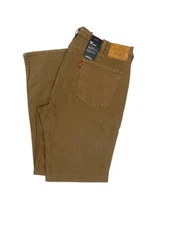 Levis 514 Premium Straight Fit Jeans Stretch Jeans Color Mustard Brown 005141738