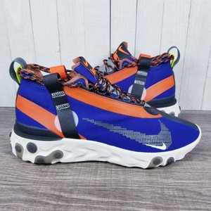 nike react runner mid wr ispa blue void team orange