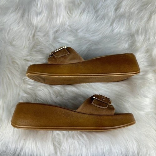 Seychelles Cherry Sandals in Cognac Suede - Picture 4 of 6