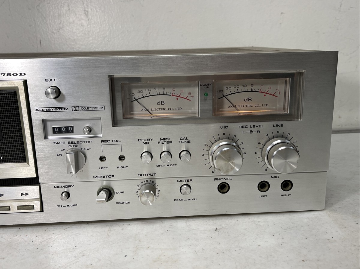 Akai Stereo Cassette Deck GXC-750D AS-IS | eBay