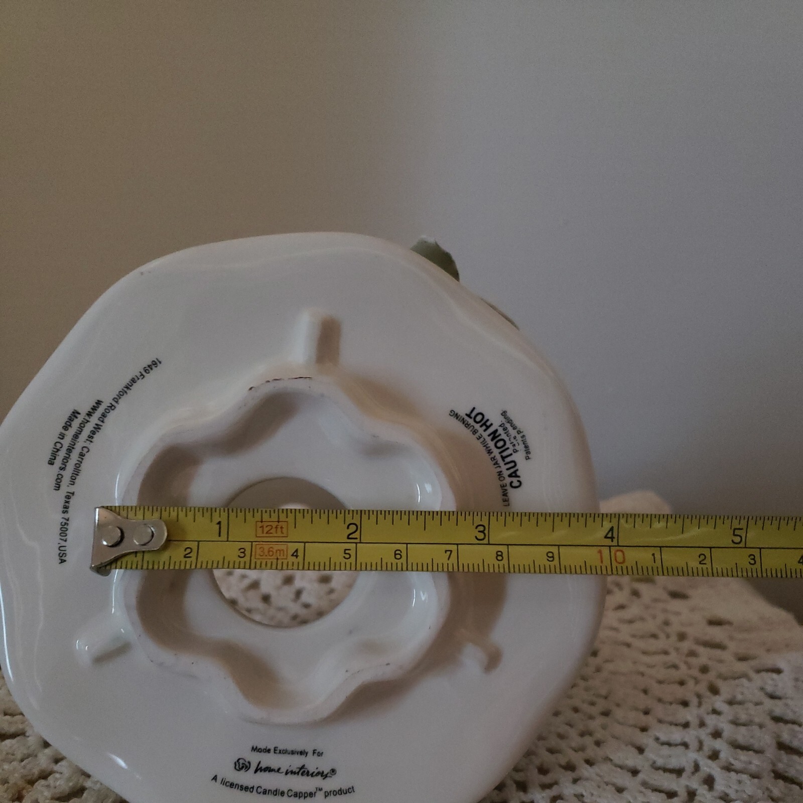 Home Interiors Hummingbird's Dance Candle Capper /Shade/Topper VGUC. eBay