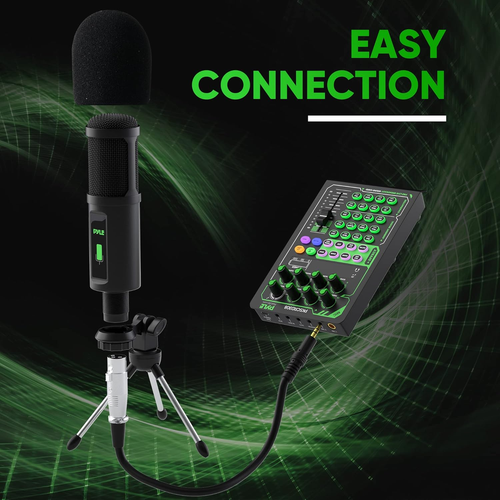 Tragbare Bluetooth Live Broadcast Soundkarte Pro Audio Interface DJ Mixer Conden - Bild 8 von 11