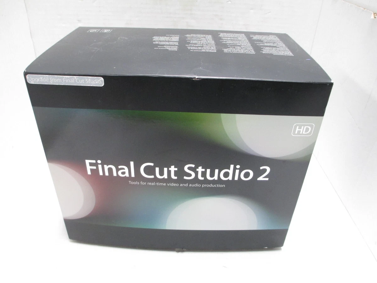 Apple Final Cut Studio 2 Upgrade from FCS Universal MA888Z/A includes serial key