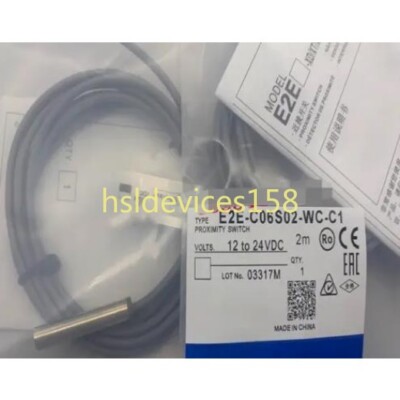 1PC New Omron E2E-C06S02-WC-C1 Proximity Switch Sensor Free 
