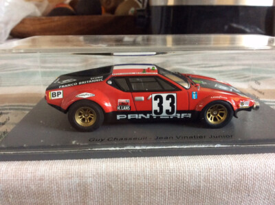 Spark 1/43 De Tomaso Pantera #33 Le Mans 1972 as new