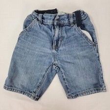 The Children's Place Blue Denim Jean Shorts Size 5 Boy's Adjustable Waistband
