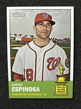DANNY ESPINOSA #351 2012 Topps Heritage Baseball QTY Washington Nationals