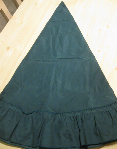 New Round Green Tablecloth 68" x 68" Frill Polyester & Cotton Fast Shipping