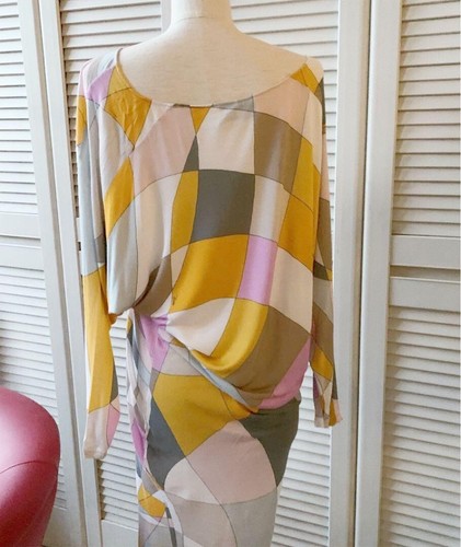 EMILIO PUCCI Long Sleeve Dress Size 36 Ladies Multicolor Used From Japan F/S - Picture 2 of 6