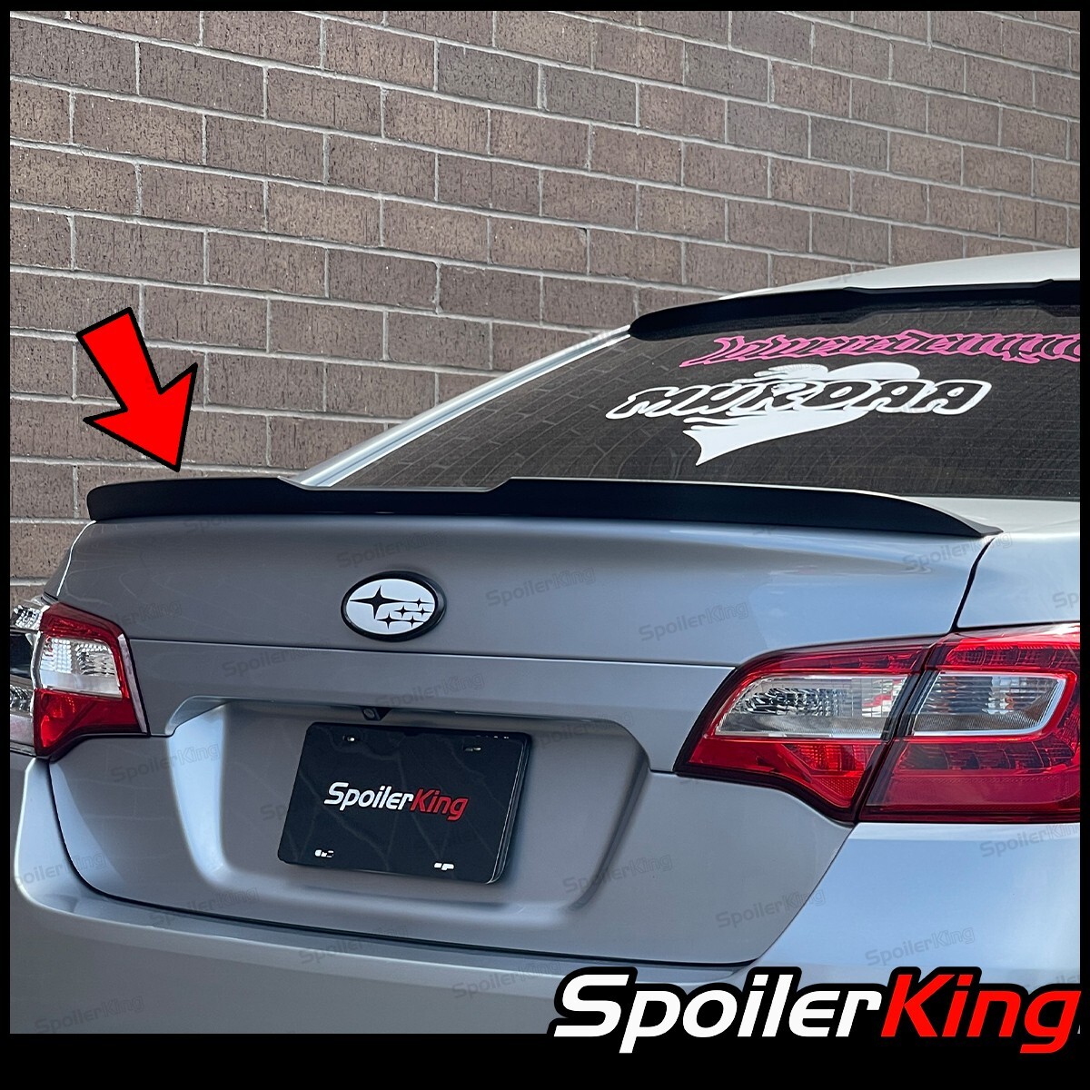 Rear Duckbill Trunk Lip Spoiler (Fits:Subaru Legacy 2010-2014