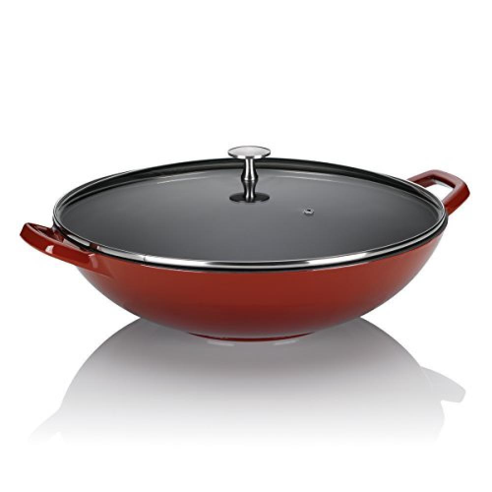 (TG. 36,00x36,00x10,00 cm) kela 11947 Padella Rotondo Wok/Stir-Fry Pan - NUOVO