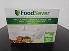 FoodSaver 2 Quart Vacuum Storage Container Canister with Cheese Grater NEW NIB