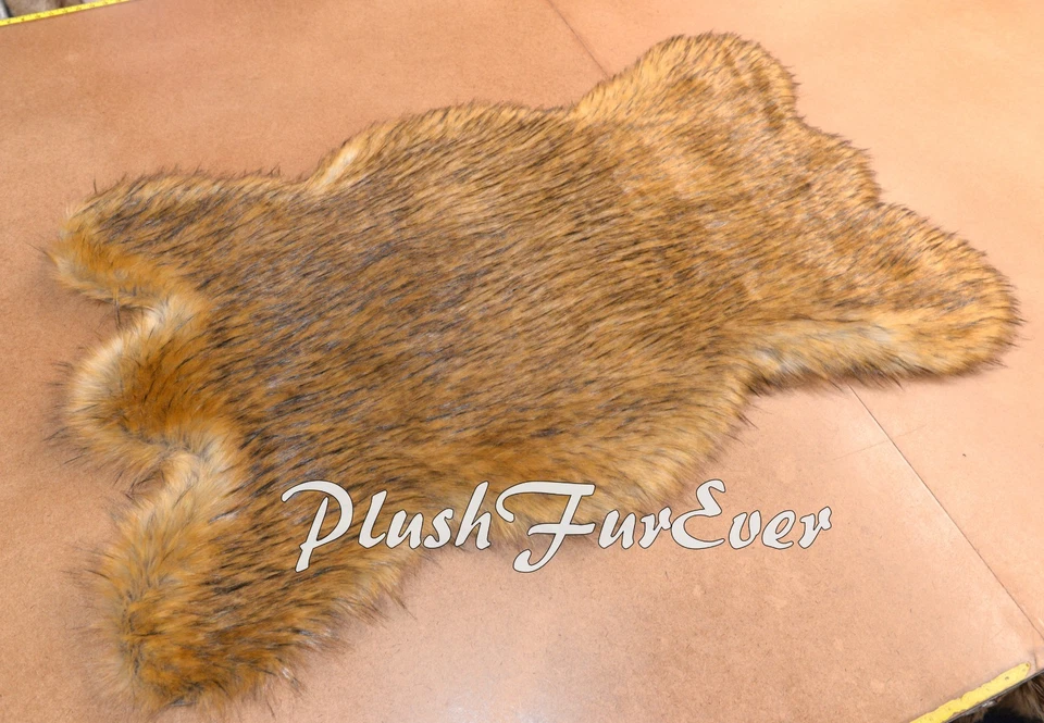 Premium Bear Rug Thick and Plush Heavy Faux Fur Rug 5' x 6' - Image 2 of 3