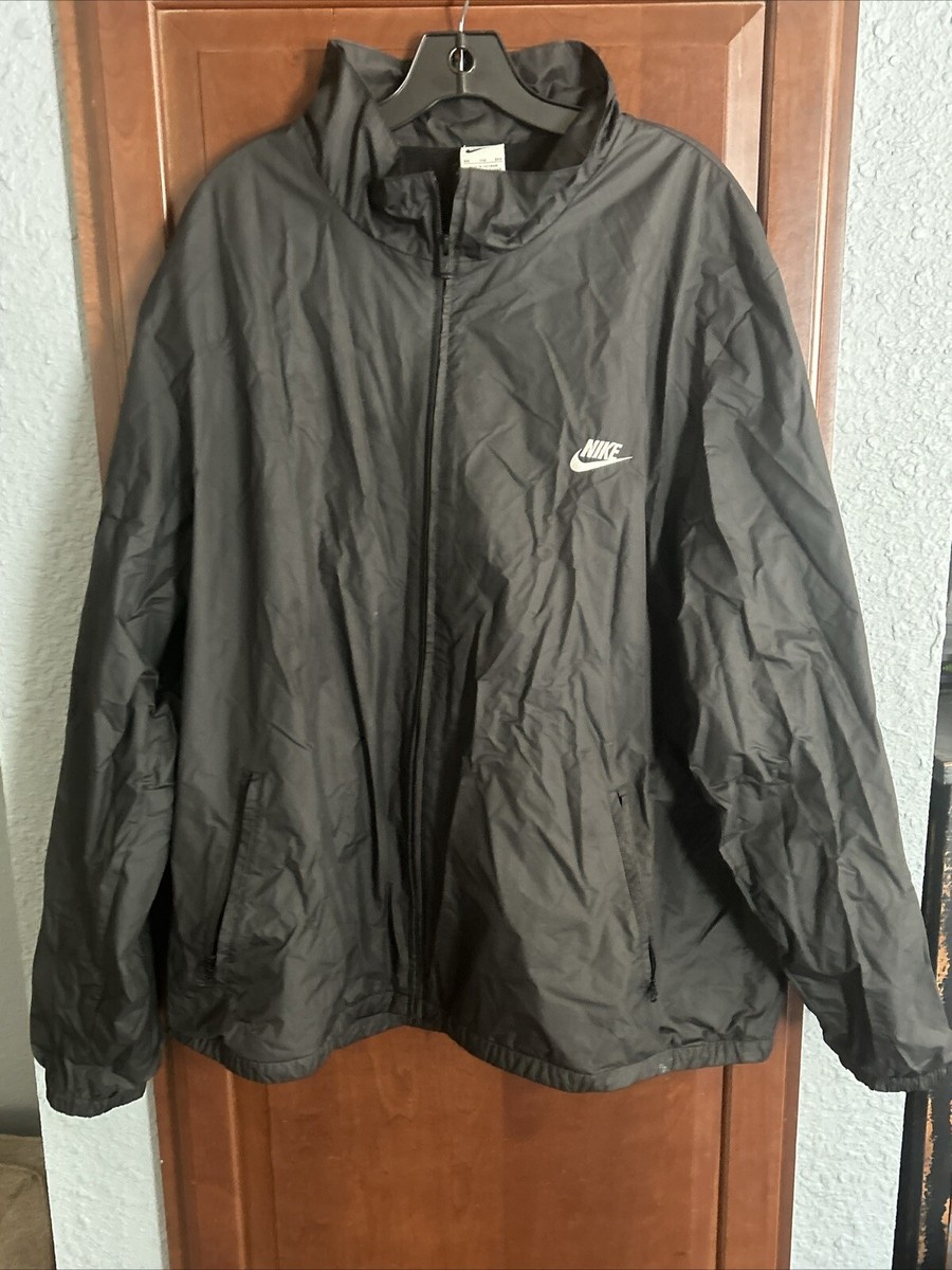 Nike Club+ Men's Full-Zip Woven Jacket, DX0672, X-Large Black