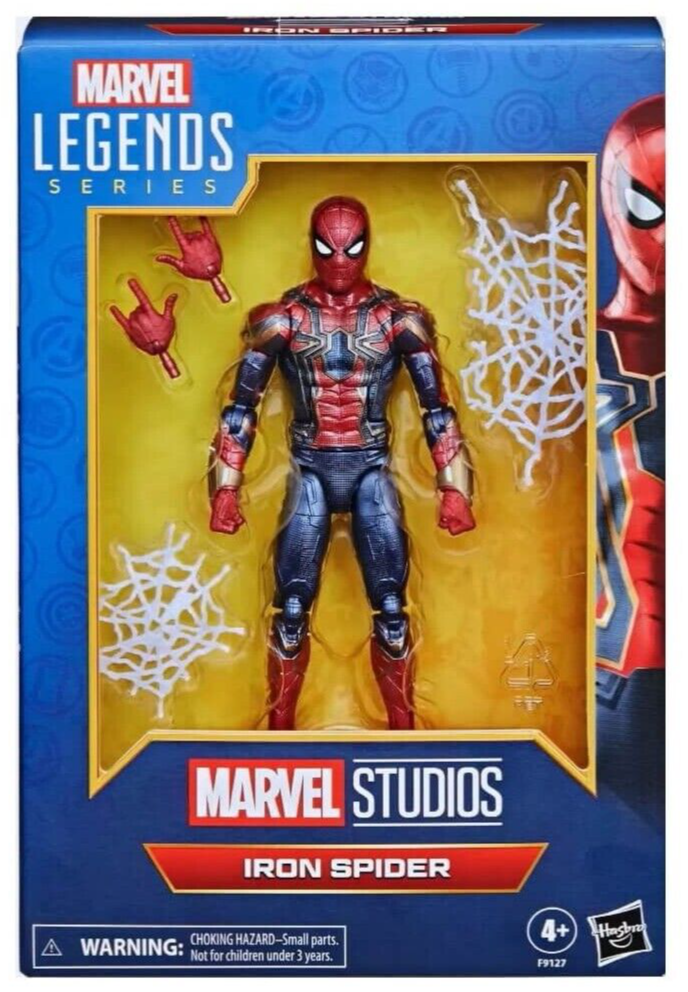 Spider-Man L'Uomo Ragno Iron Spider Action Figure Marvel Legends Hasbro