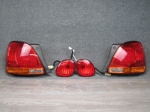 01-05 LEXUS JZS160L GS430 GS300 SET OF 4 REAR INNER & OUTER TAIL LIGHT LAMP OEM