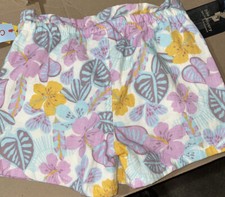 Girl's Cat  Jack Easy On Shorts Floral Print Girls Shorts 6/6X