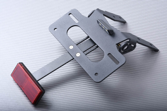 Support plaque d'immatriculation en aluminium CNC et réflecteur pour TMAX 560 Tech Max