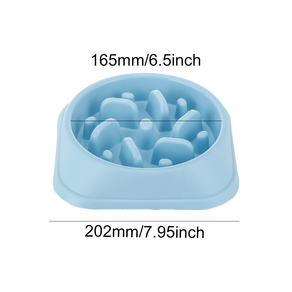 Slow Feeder Dog Bowl Pet Healthy Feeder Dish Fun Puzzle Design for Dogs