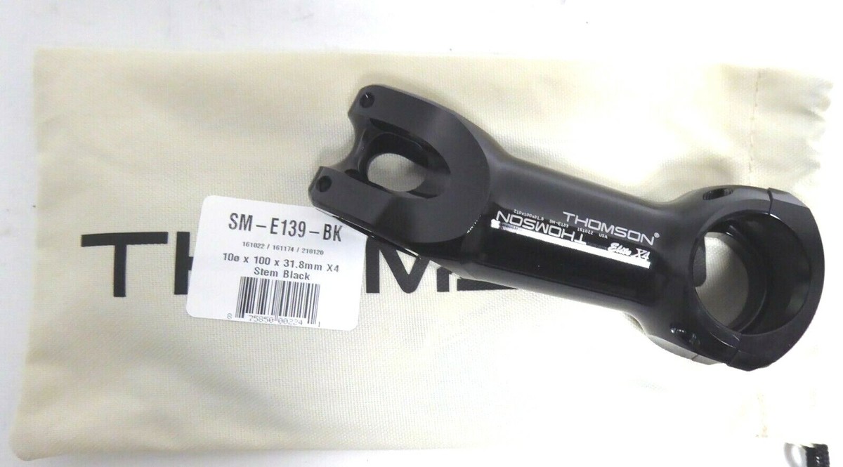 Thomson Elite X4 Mountain Stem 100mm 10 degree 31.8 | eBay Thomson Elite X4 Mountain Stem 100mm 10 degree 31.8 | eBay