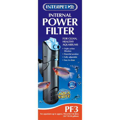 INTERPET PF3 INNENFILTER 800lph 15W MEDIEN VERSTELLBAR AQUARIUM FISCHTANK - Bild 3 von 4