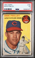 1954 TOPPS 159 DAVE PHILLEY PSA 3
