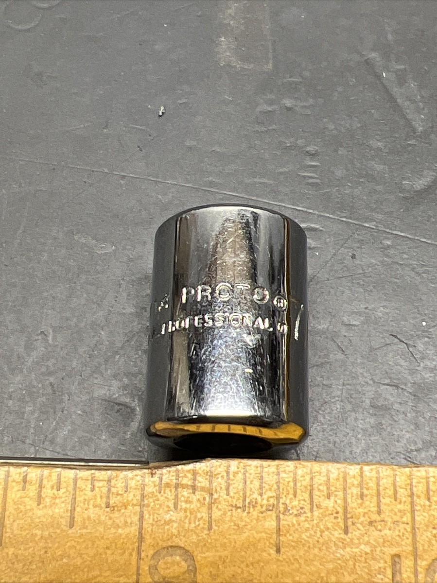 Vintage Proto Professional 4714 7/16” 6 Point 1/4” Drive Socket