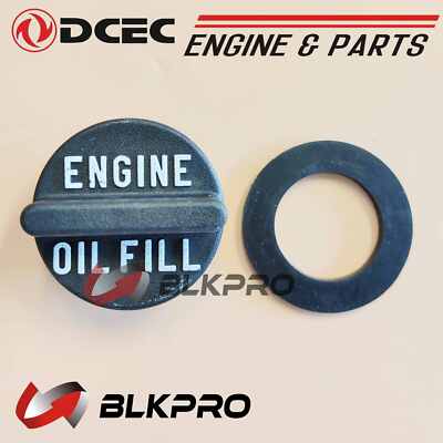 DCEC OIL FILLER Cap For TUBE Dodge 5.9L Cummins 12V 89-98 B3.9 W/ Seal 4945762