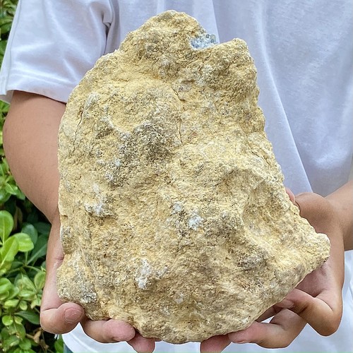 8.95LB Top natural blue crystal cave quartz crystal cave mineral specimens - 第 13/13 張圖片