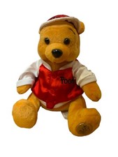 Walt Disney World Winnie The Pooh 2003 w/ Baseball Cap Plush Bear 7  