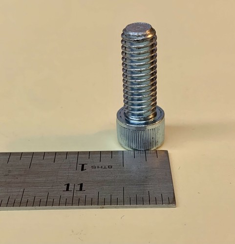 (100) 3/8-16 X 1 Socket Head Cap Screw Zinc Plated Allen Grade 8 Alloy 3/8x1 - Picture 2 of 4