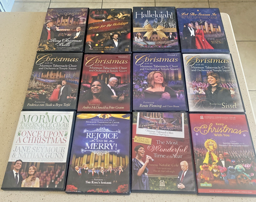 Menge 12 Weihnachten mit dem Mormonen Tabernakel Chor Konzert DVDs Kostenloser Versand