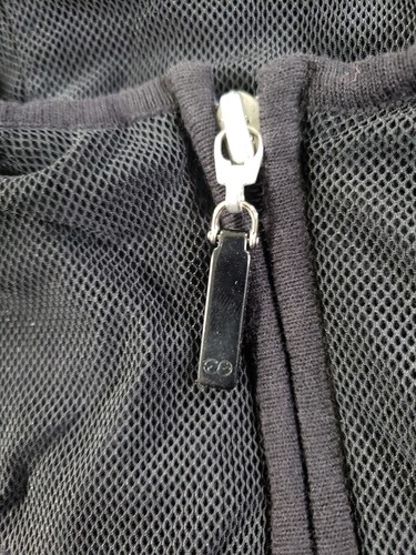 Escada Large Mesh Sequin Jacket Designer Black Urban - Picture 9 of 14