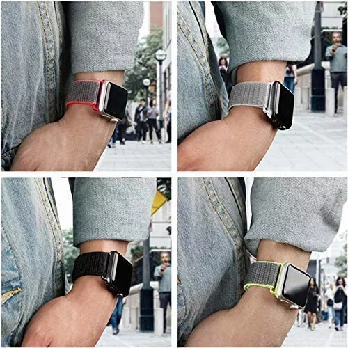 Nylon Woven Loop Sport Strap Band for Apple Watch Series Ultra 10-1 38mm-49mm - Picture 3 of 52
