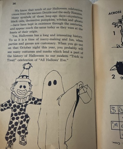 Children’s Playmate Magazine Antique Book 1969 Activity Book Grannychic Vintage - Picture 12 of 23
