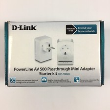Lot 2 Prise Adaptateurs CPL D-Link AV 500 DHP-P309AV Mini / 500 Mbps DHP-P308AV