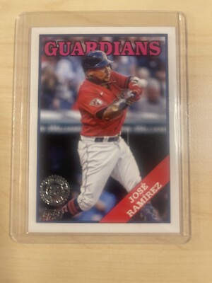 2023 Topps Series 1 - 1988 Topps Baseball Gold #T88-10 Jose Ramirez - Guardians
