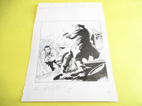 NICK RAIDER # 11 COPERTINA ORIGINALE GIAMPIERO CASERTANO ORIGINAL COVER ART !!! - Imagen 13 de 22