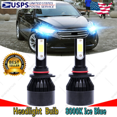 For FORD Taurus 2013-2019 2X LED Headlight Bulb 9012 8000K High&Low Beam Kit C9L