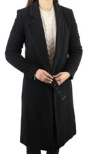 Cop Copine Youkari Manteau Femmes ( Ue ) 36 Laine Chuté Tour Attaché Ceinture