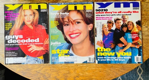 Vintage Lot of YM Magazines 9 Issues from 1991 - See the listing for Months