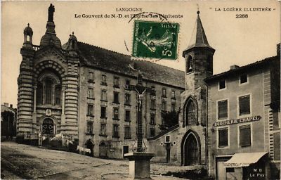 CPA AK LANGOGNE - Le Convent N.-D. und Kirche der Büßer (638280)