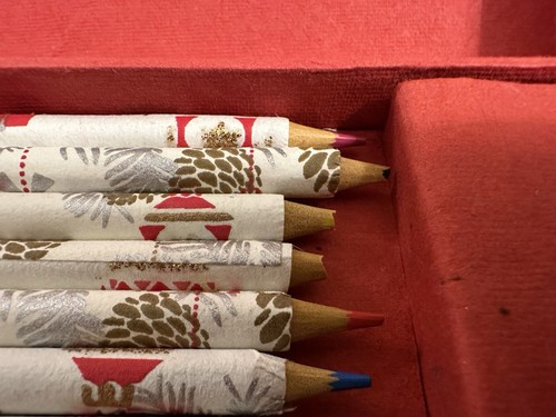 Christmas Boxed Set: 3 Journals Misc Sizes/Covers Box 12 Colored Pencils READ - Picture 9 of 11