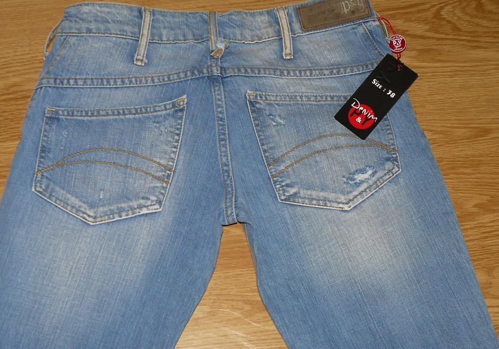 Jean P&Y Denim Femme Bootcut - Taille W25/L34 (Fr 34) - 100% Coton - Occasion Très Bon état