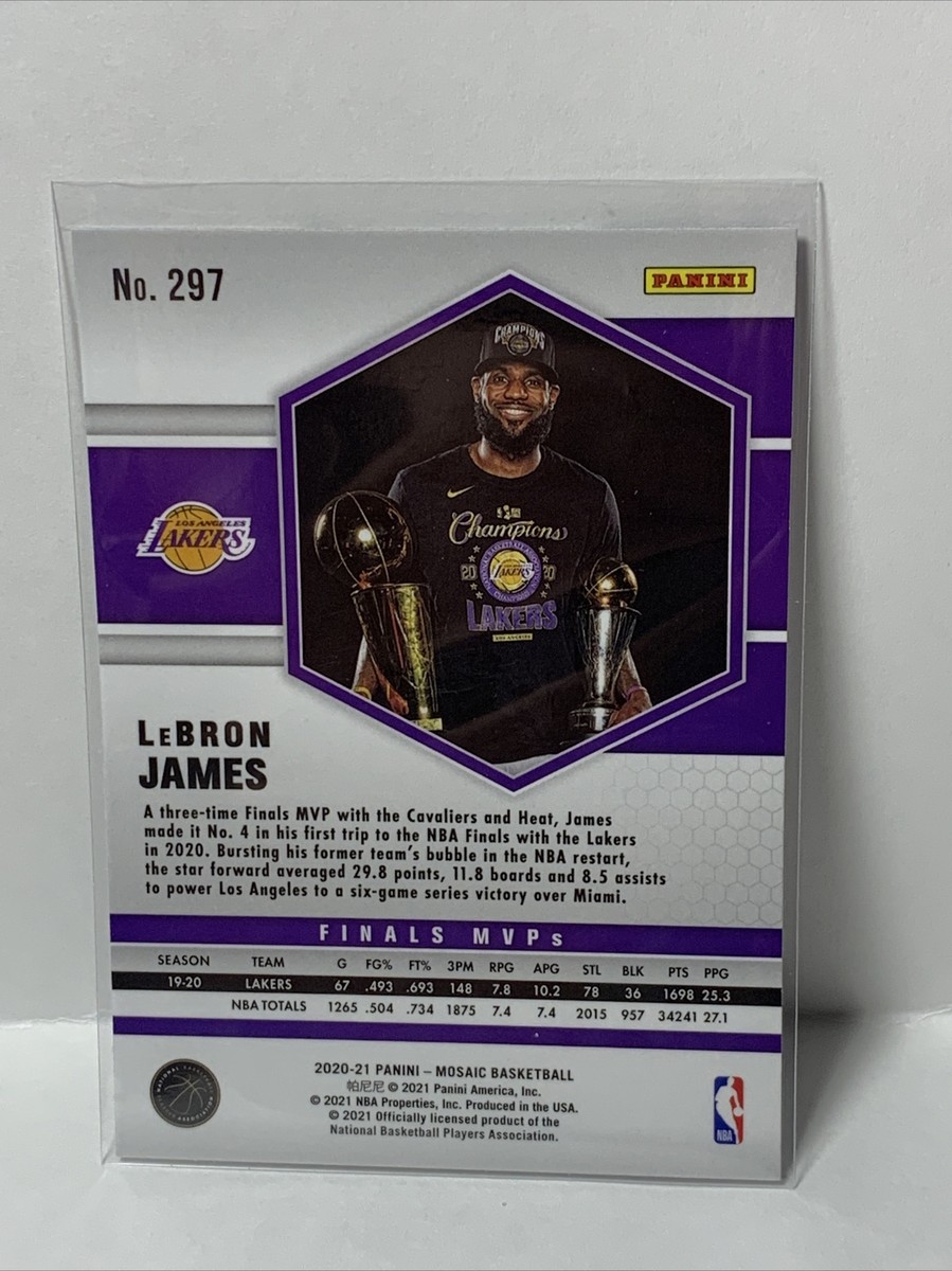 lebron james mvp card