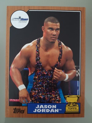 2017 Topps Heritage WWE Jason Jordan All-Star Rookie Bronze #50 SmackDown Lesen!