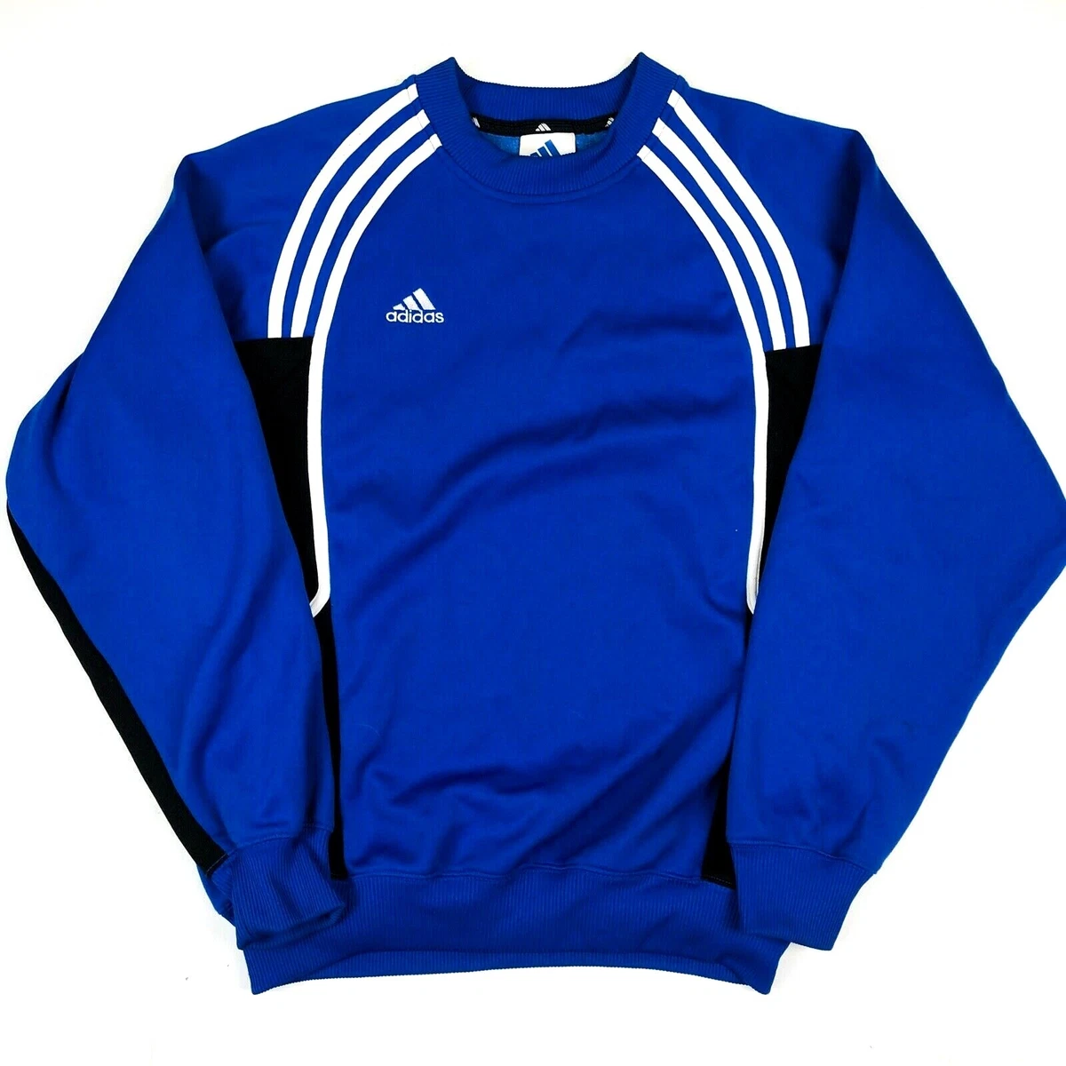 Adidas Vintage 90s Pull Over Trainer Crew Neck Sweater Small