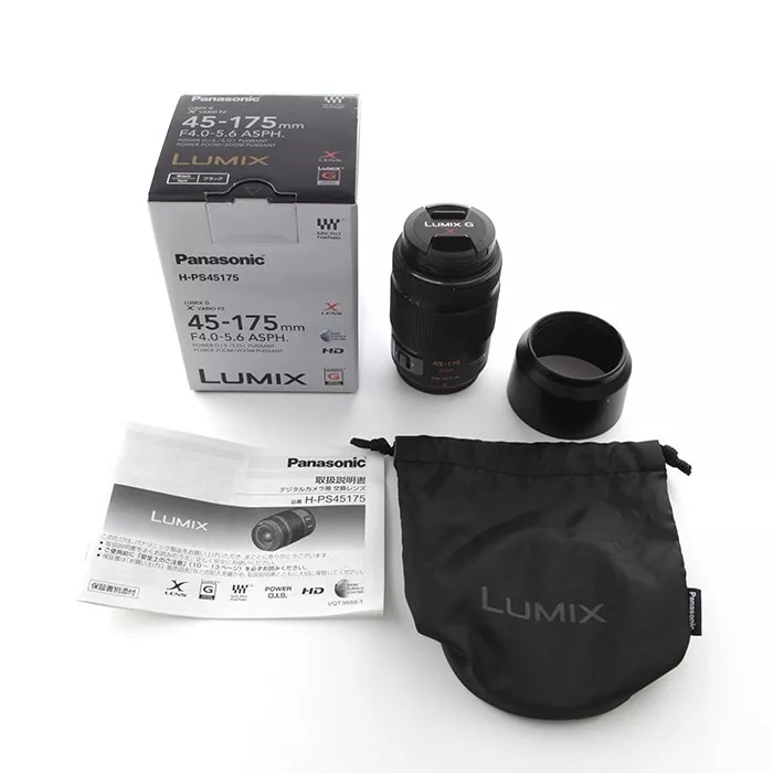 Panasonic Lumix G X Vario PZ 45-175mm f/4.0-5.6 ASPH. Lens - Black - New  from JP