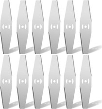 12PCS Lame Di Ricambio per Tagliaerba Lama Scanalata Lame per Decespugliatore in